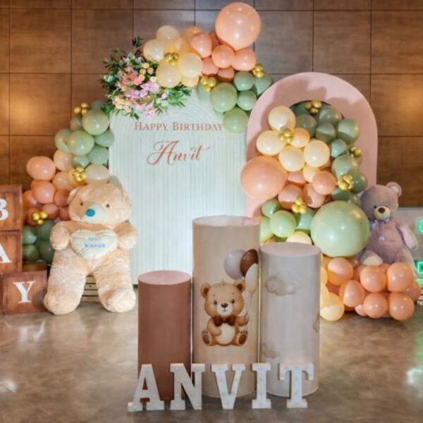 Pastel Teddy Paradise Decor