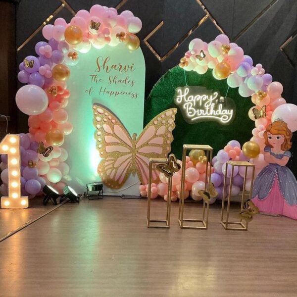 Princess Butterfly Theme Decor