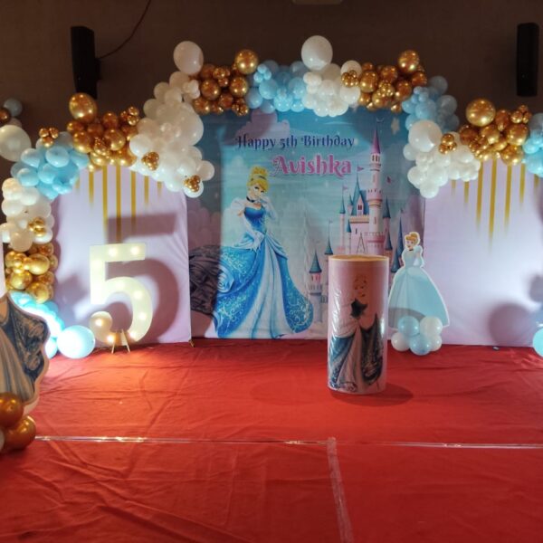 Crowned Princess Theme Birthday Decor