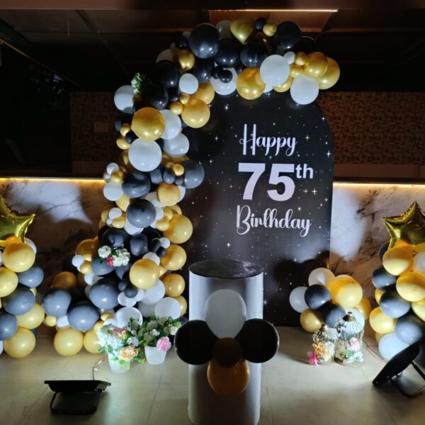 Golden Milestone Decor