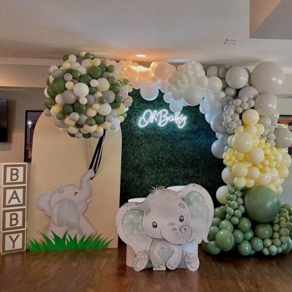 Baby Elephant Baby Shower Decor