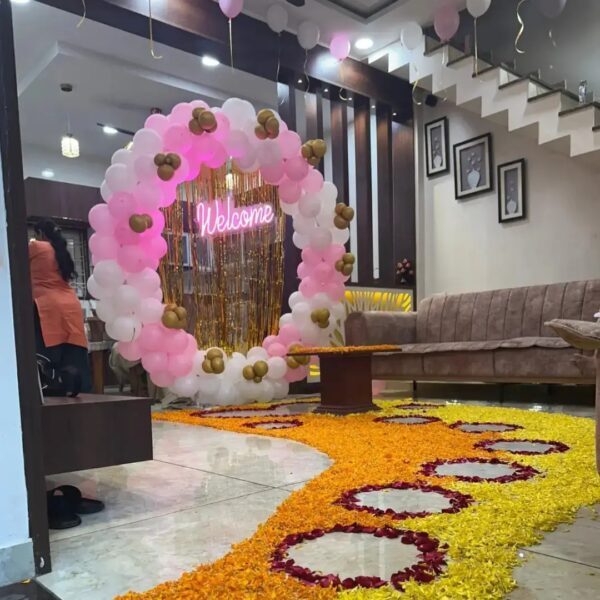 Princess Bloom Welcome Baby Decor