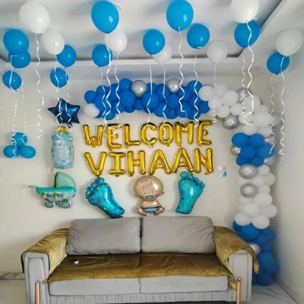 Welcome Home Baby Boy Decor
