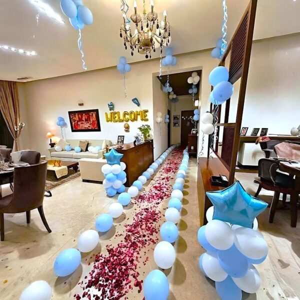 Baby Boy Floral Welcome