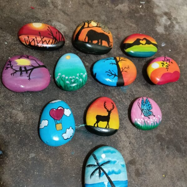 Pebble Stone Painting